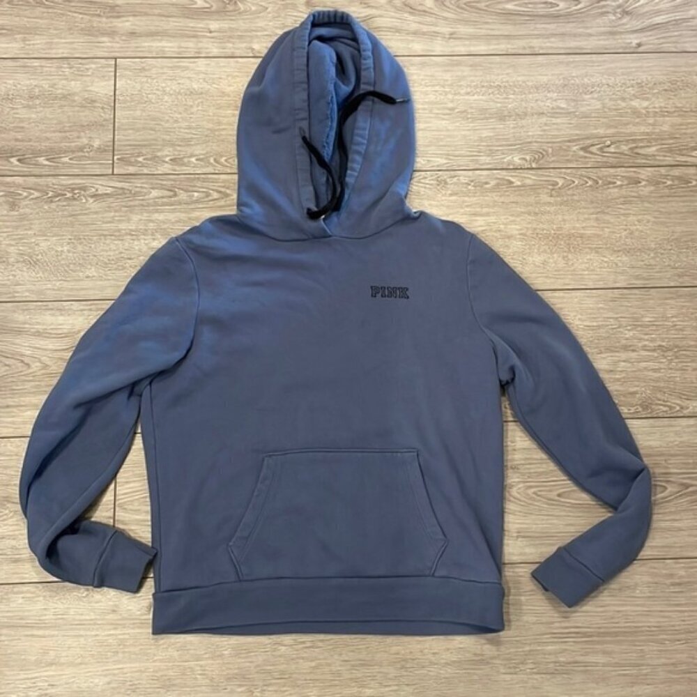 EC Pink By Victoria’s Secret Blue Hoody. - Size Small